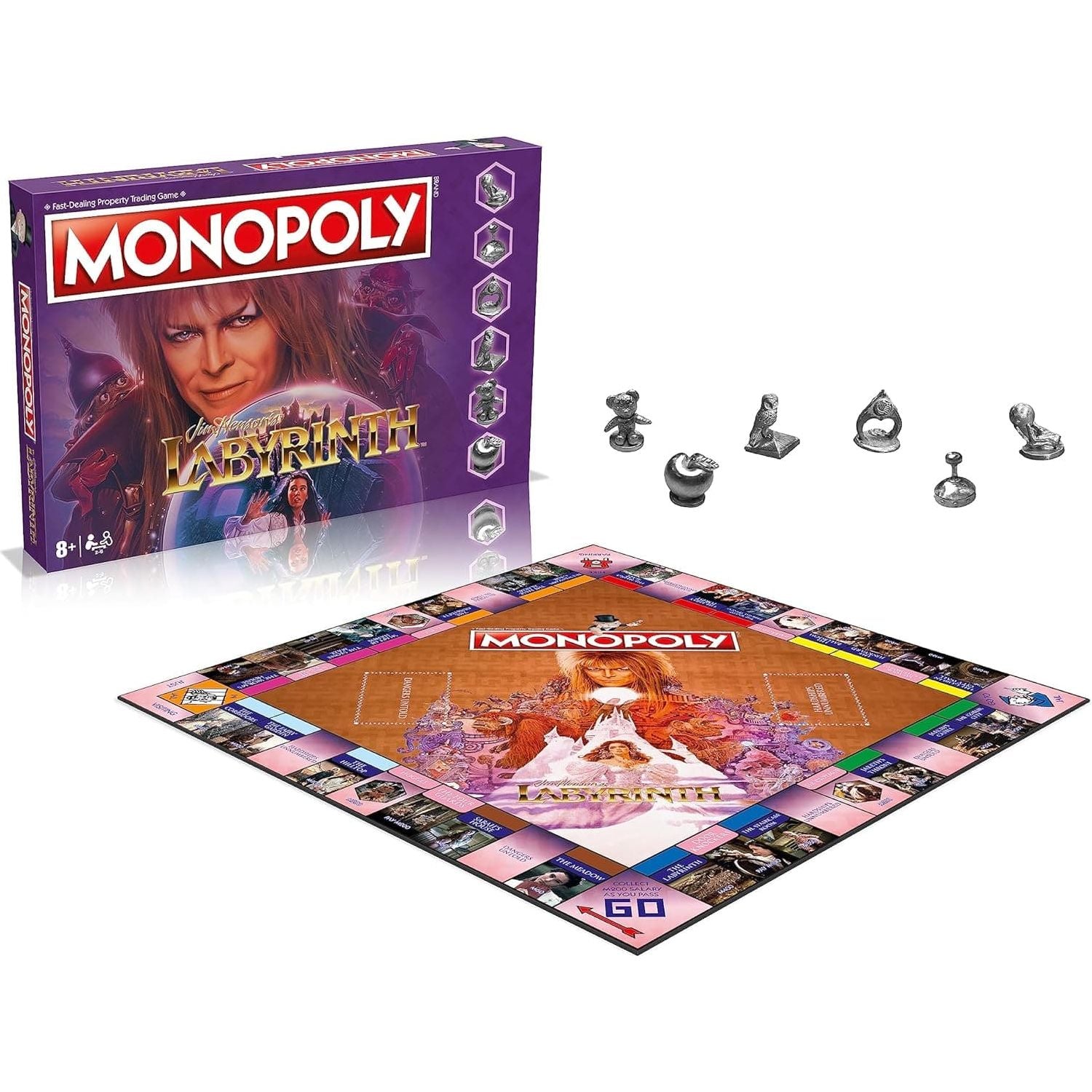 Buy Gadcet UK,Winning Moves Labyrinth Monopoly Board Game, Goblin King explore Jim Henson's Labyrinth staring David Bowie, Advance to Goblin City and The Staircase Room, gift for ages 8 plus - Gadcet UK | UK | London | Scotland | Wales| Ireland | Near Me | Cheap | Pay In 3 | Games and Toys